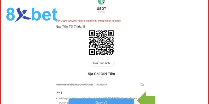 Nạp tiền 8Xbet - Hướng dẫn nạp tiền chi tiết nhất cho newbie Nạp tiền bằng nạp nhanh